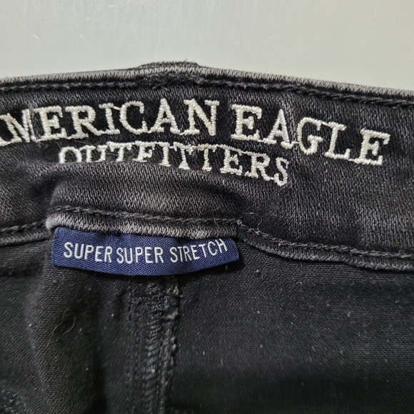 SOLD American Eagle Super Super Stretch Black Jeggings - Picture 3 of 6